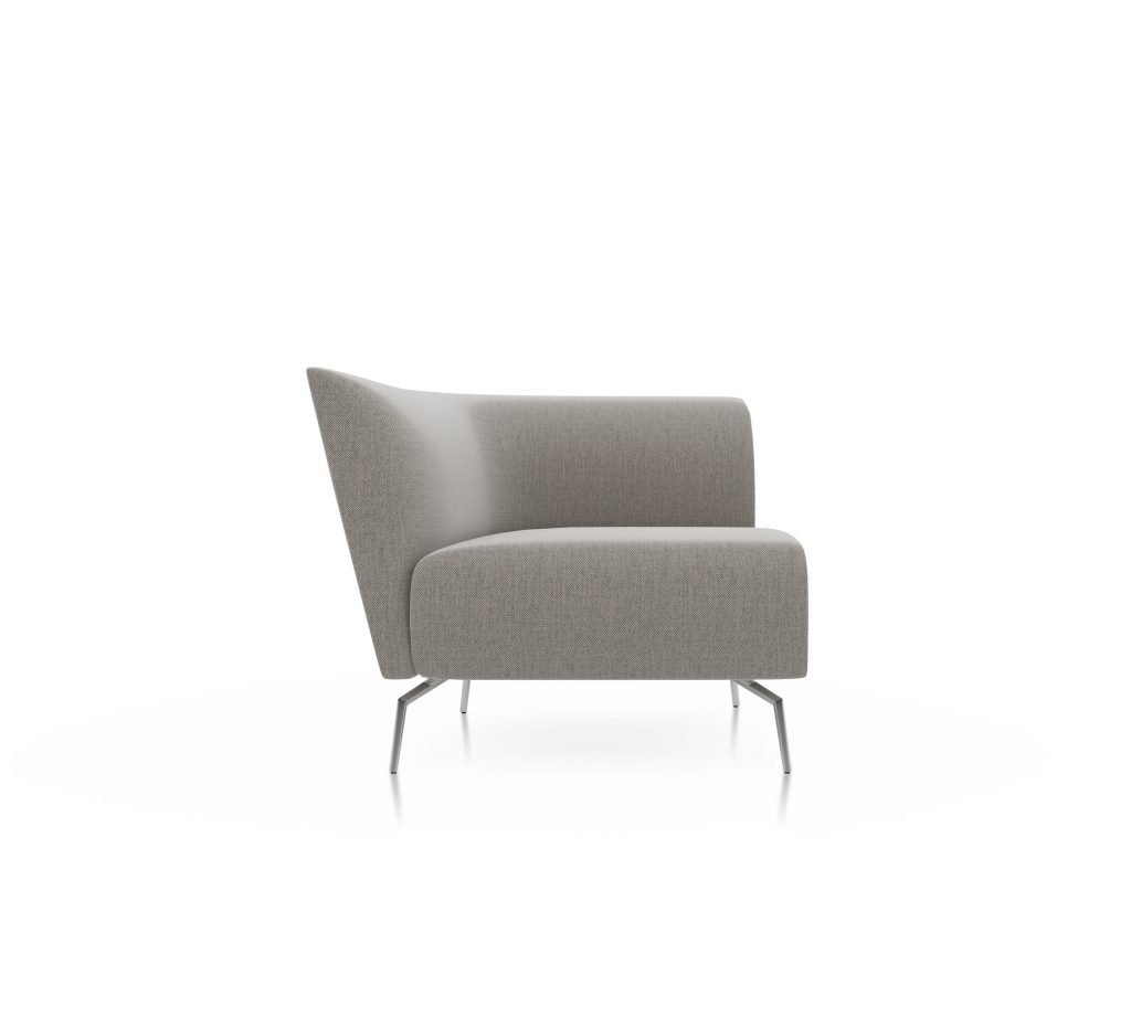 Friant Furniture Soft Seating Jot Render - Single Left Sectional