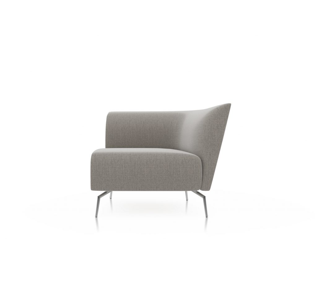 Friant Furniture Soft Seating Jot Render - Single Right Sectional