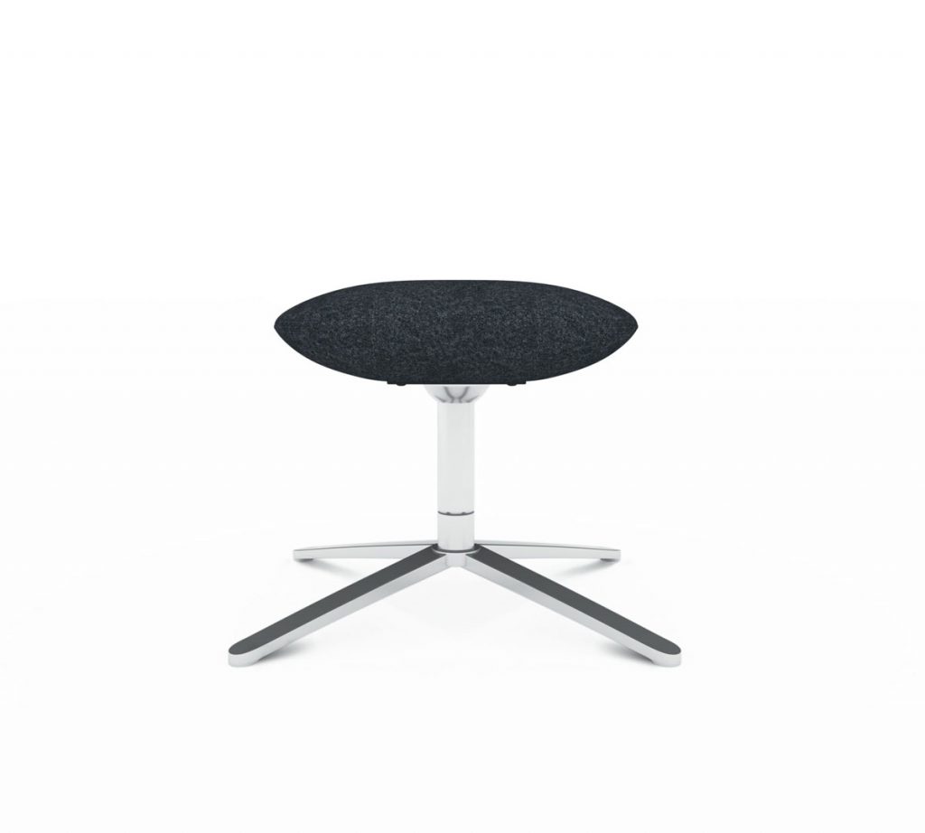 Friant Soft Seating Nik Lounge Chair Ottoman Render