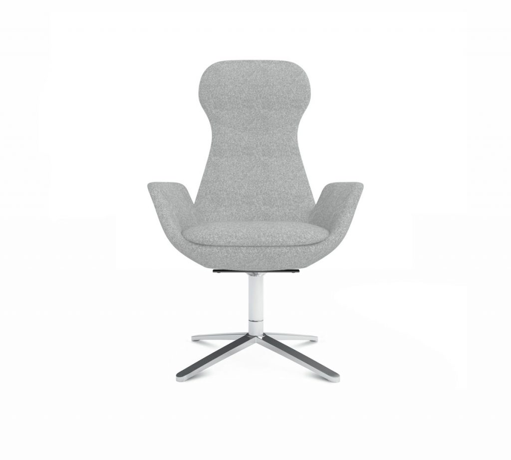 Friant Soft Seating Nik Lounge Chair Render